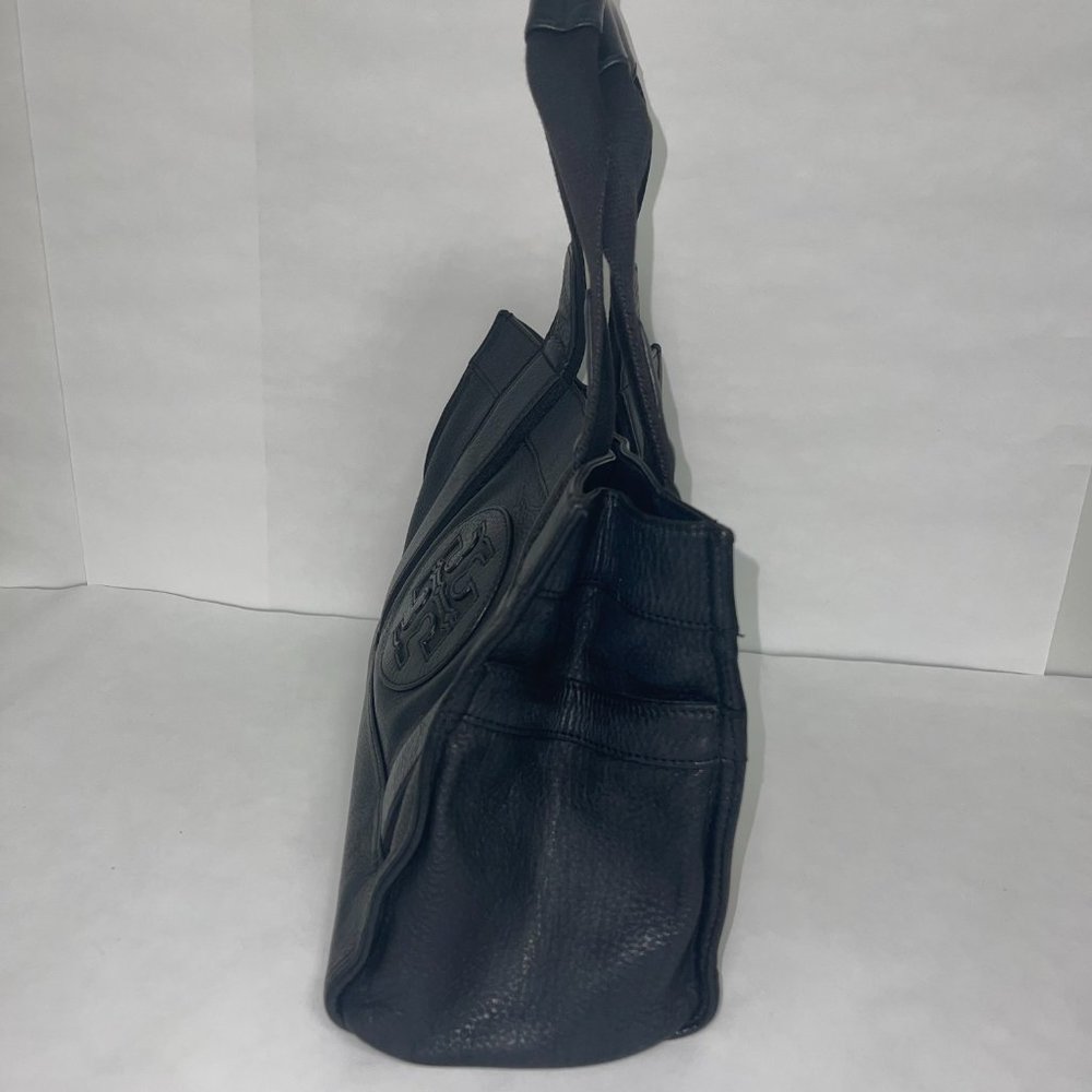 Tory Burch Black Leather Tote - Picture 7 of 10